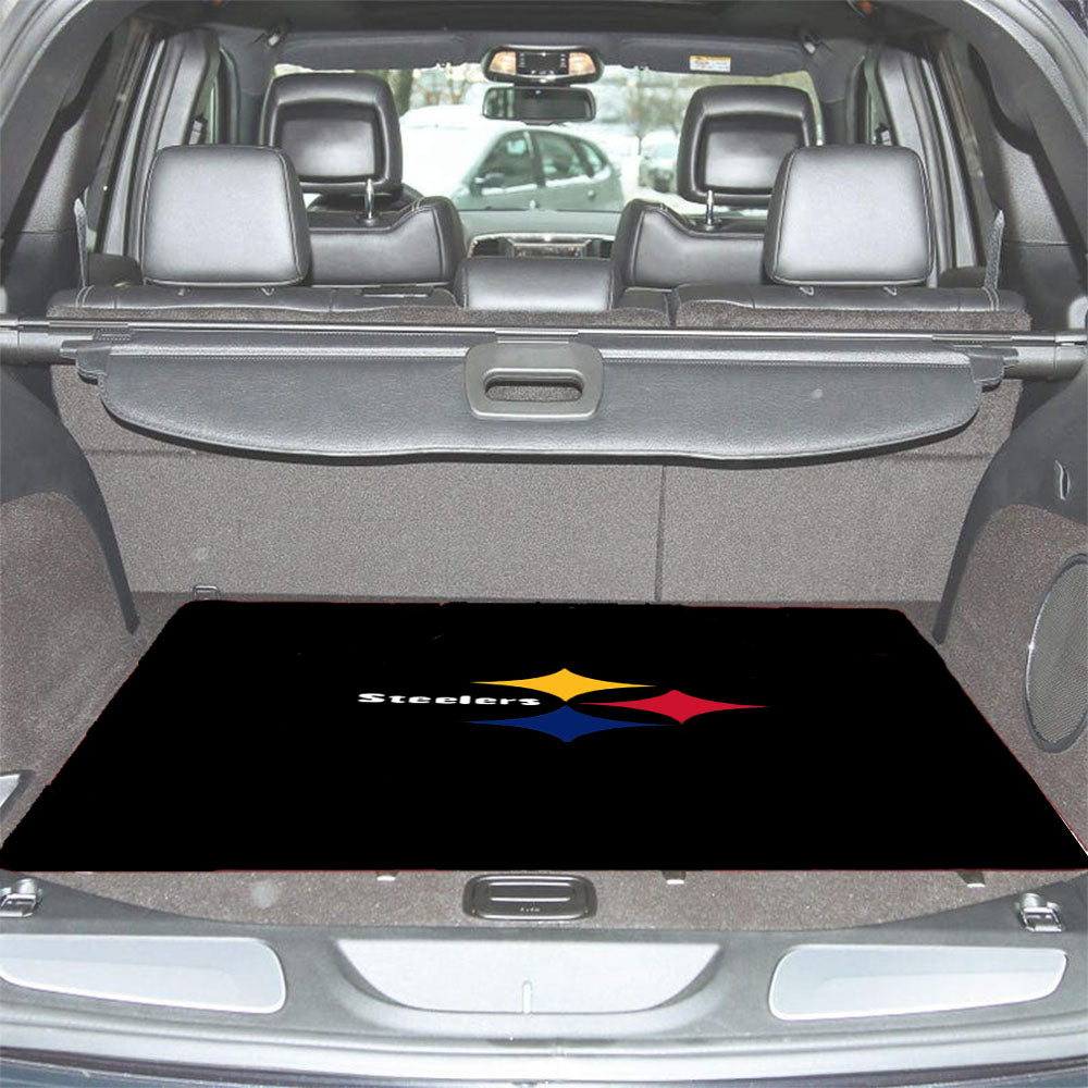 Nfl Pittsburgh Steelers Icon Logo Car Trunk Mat Non Slip