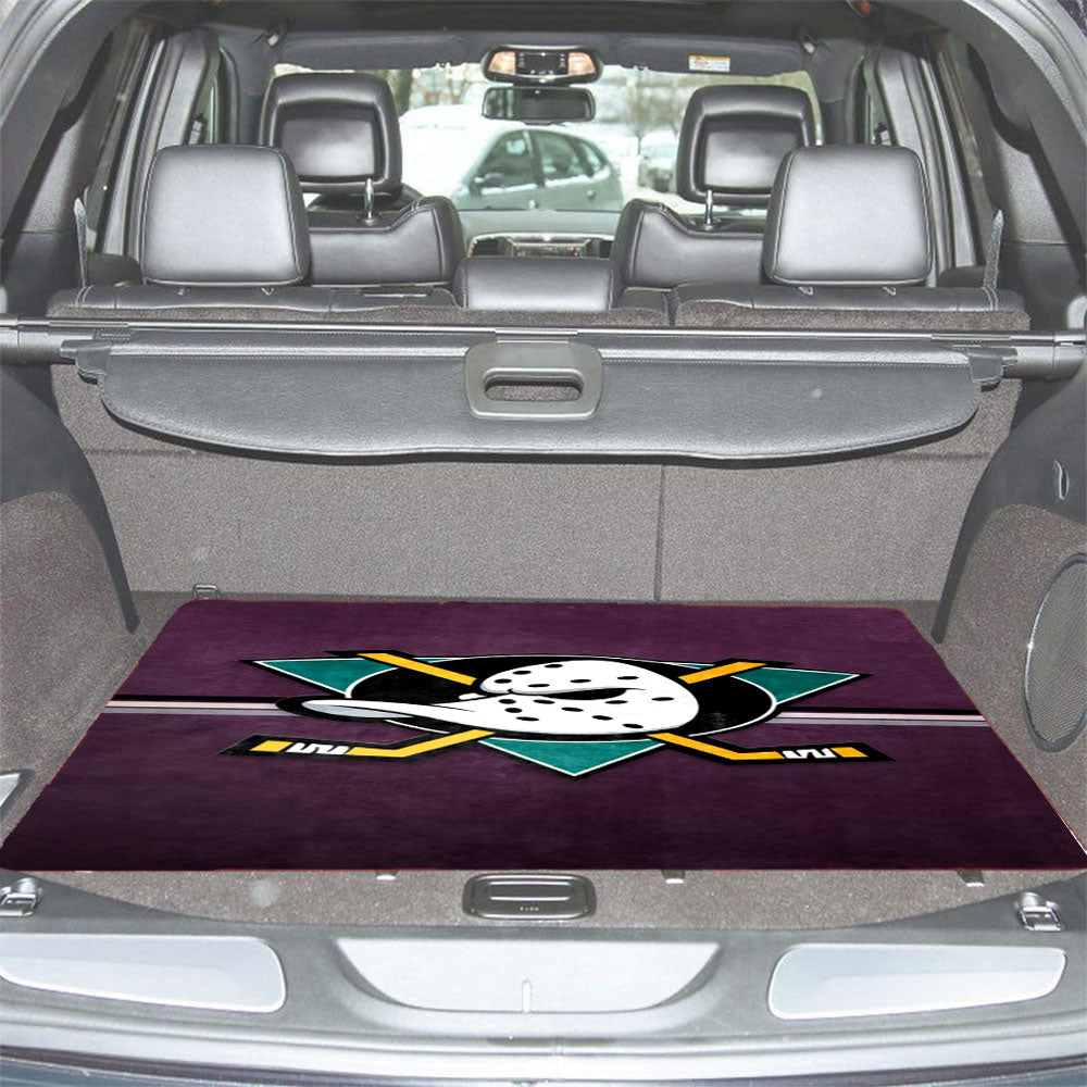 Nhl Anaheim Mighty Ducks Sport Logo Car Trunk Mat Non Slip