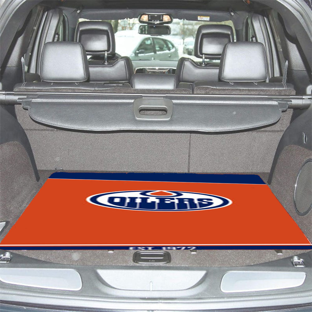 Nhl Edmonton Oilers Est 1972 Car Trunk Mat Non Slip