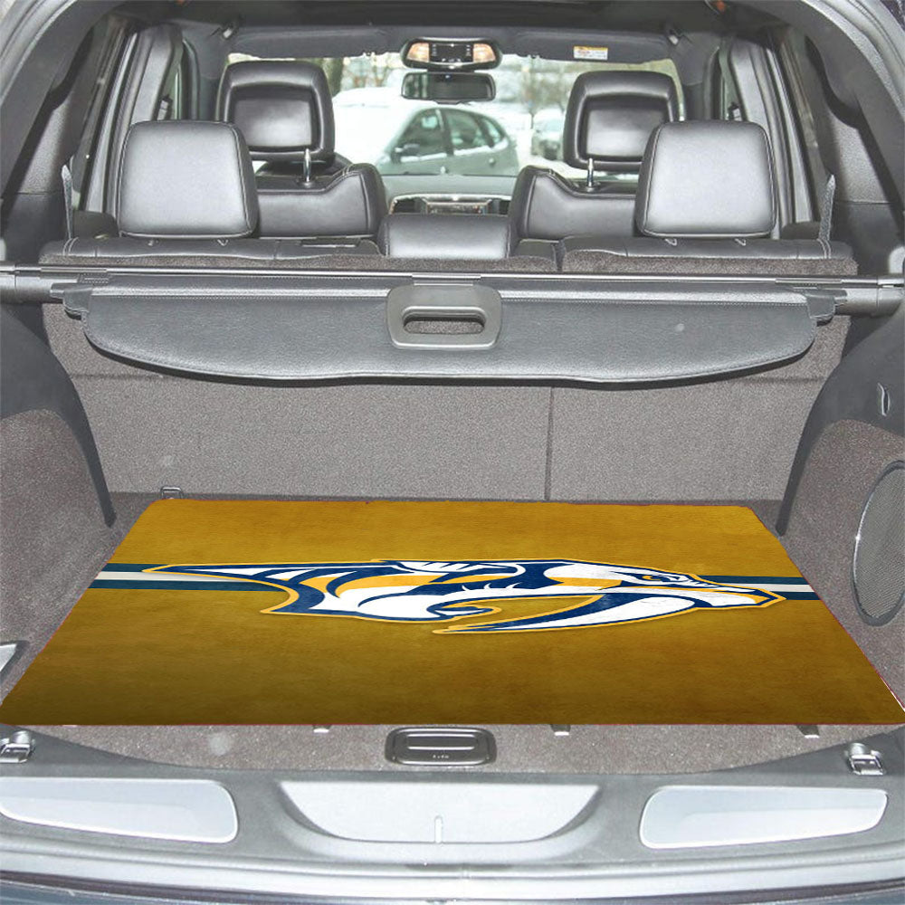 Nhl Nashville Predators Sport Logo Car Trunk Mat Non Slip