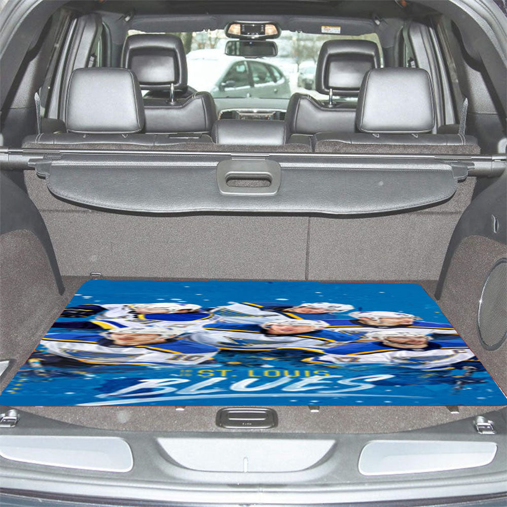 Nhl St Louis Blues Car Trunk Mat Non Slip