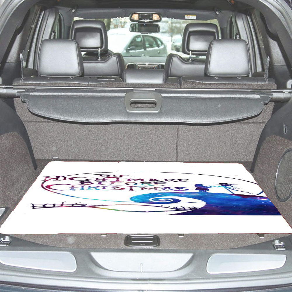 Nightmare Before Christmas Jack And Sally Galaxy Car Trunk Mat Non Slip