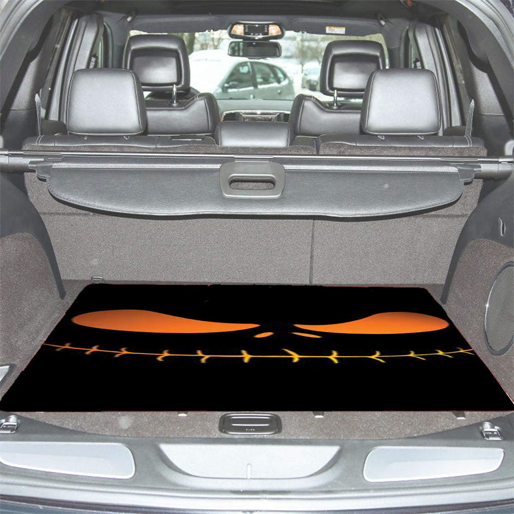 Nightmare Before Christmas Jack Face Glow Car Trunk Mat Non Slip
