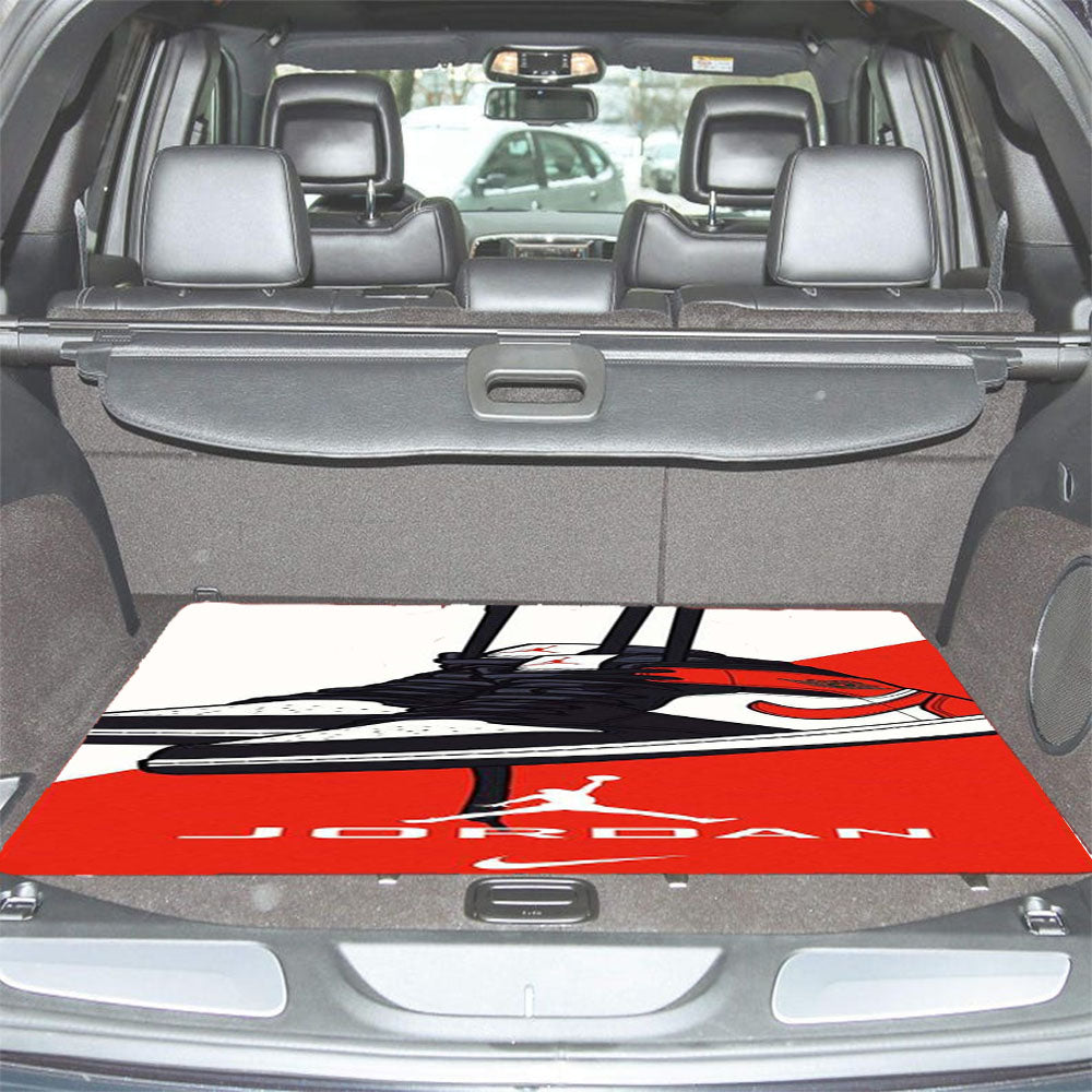 Nike Air Jordan Sneakers Car Trunk Mat Non Slip