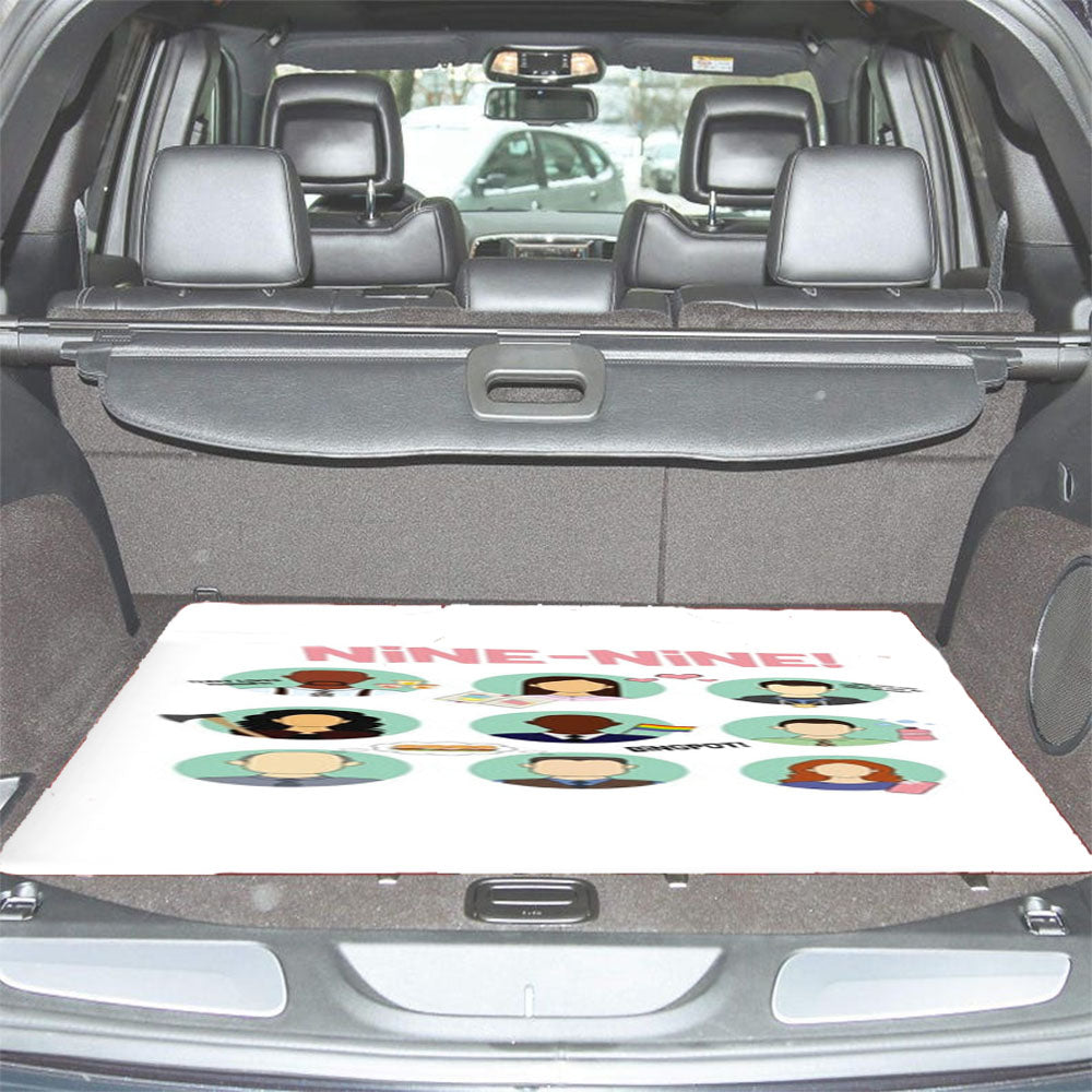 Nine Nine Characters - B99 Car Trunk Mat Non Slip