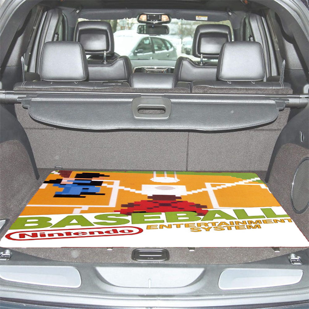 Nintendo Old Baseball Game Car Trunk Mat Non Slip