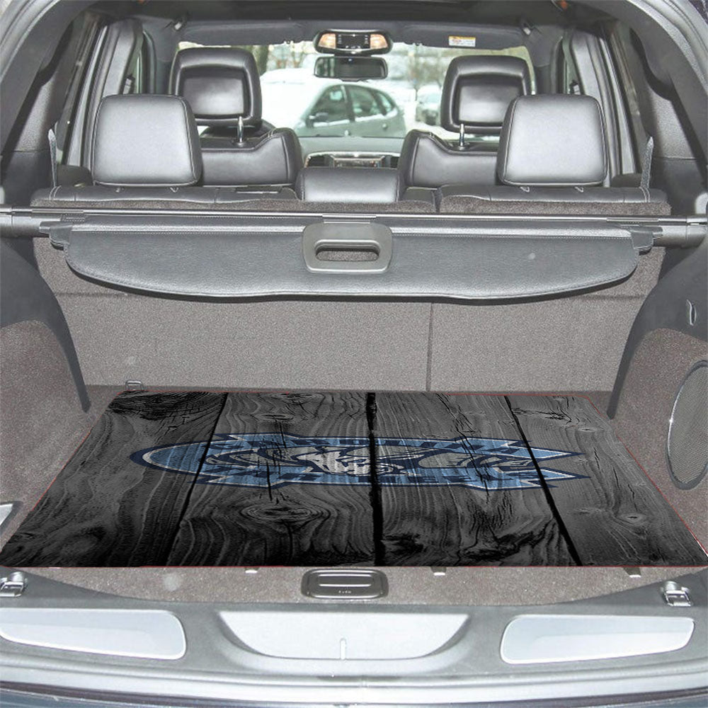 Northern Colorado Carolina Tar Heels Logo Dark Wood Car Trunk Mat Non Slip
