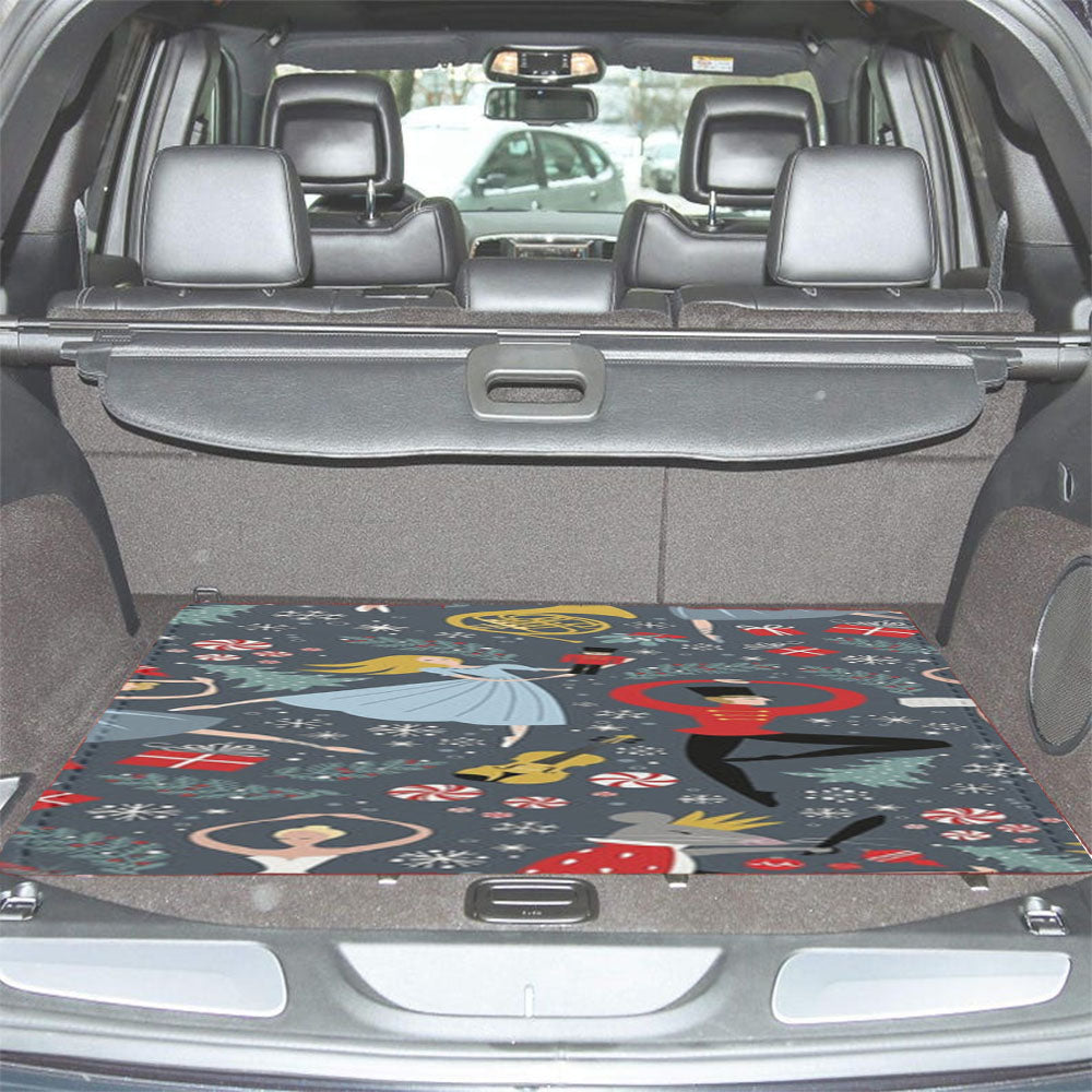 Nutcracker Ballet Pattern - Christmas Car Trunk Mat Non Slip