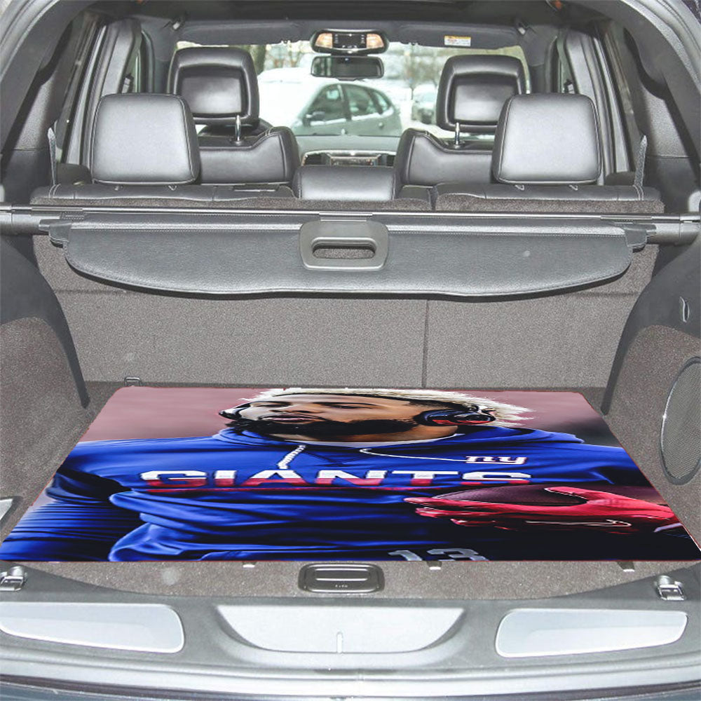 Ny Giants Odell Beckham Jr Car Trunk Mat Non Slip