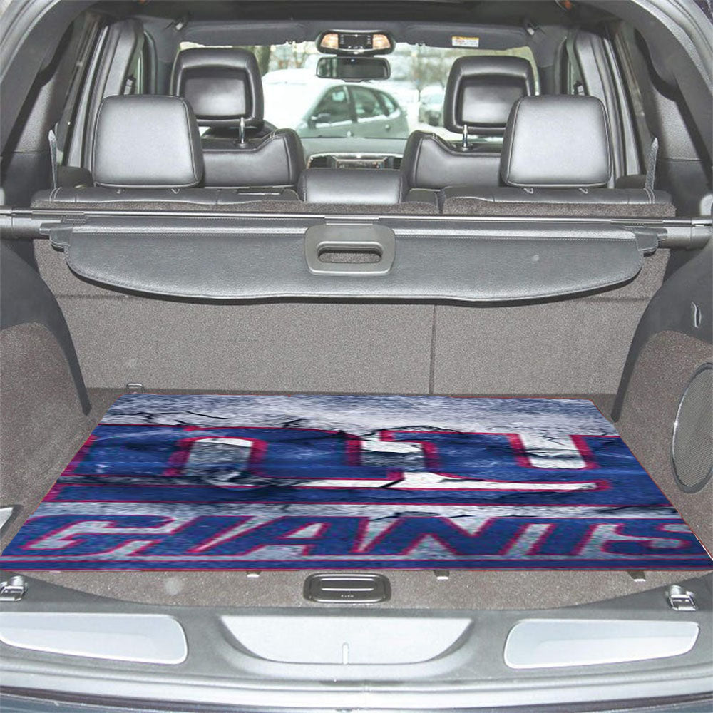 Ny Giants Peeling Car Trunk Mat Non Slip