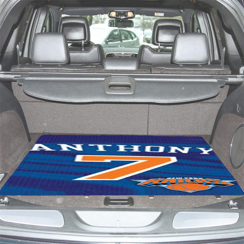 Ny Knicks Anthony 7 Car Trunk Mat Non Slip