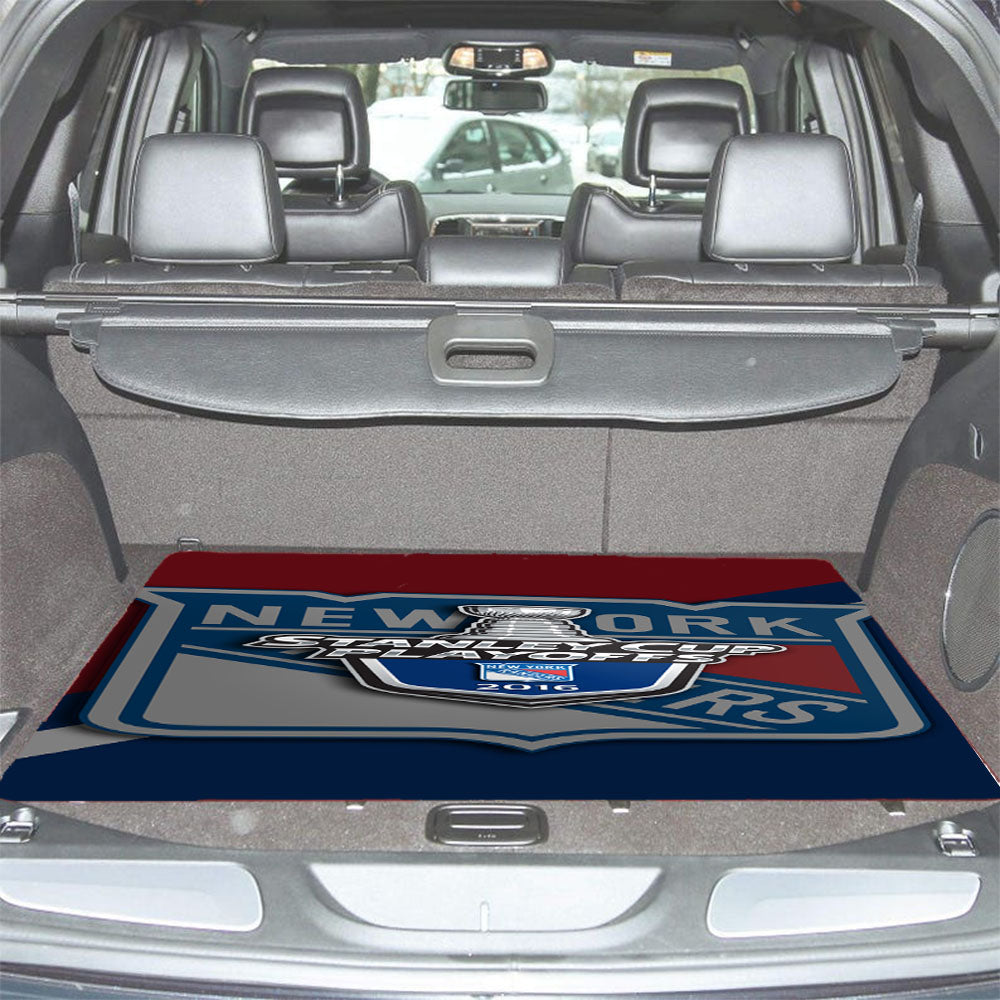 Ny Rangers 2016 Playoffs Car Trunk Mat Non Slip