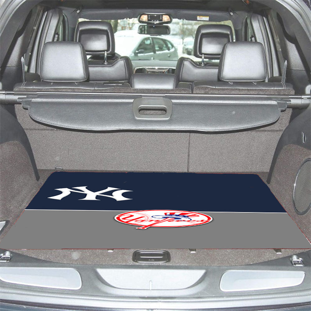 Ny Yankees Minimalist Wallpaper Car Trunk Mat Non Slip