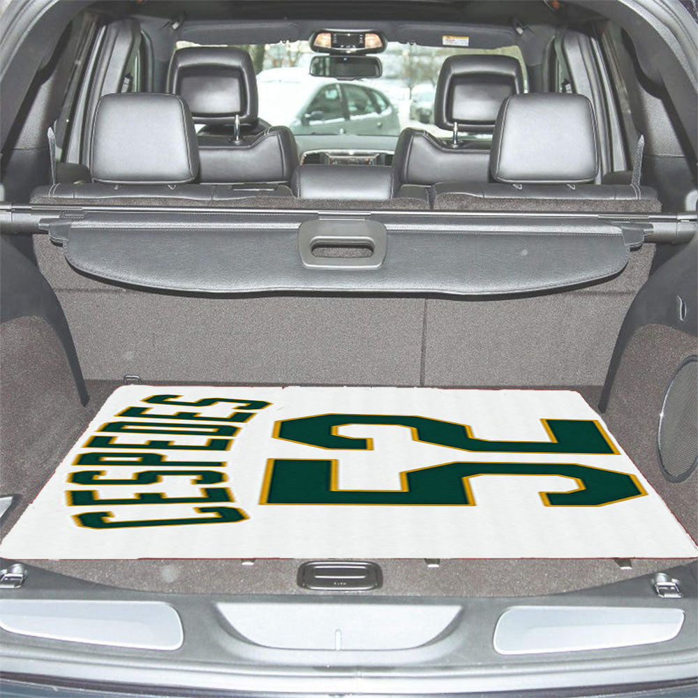 Oakland Athletics Cespedes Car Trunk Mat Non Slip