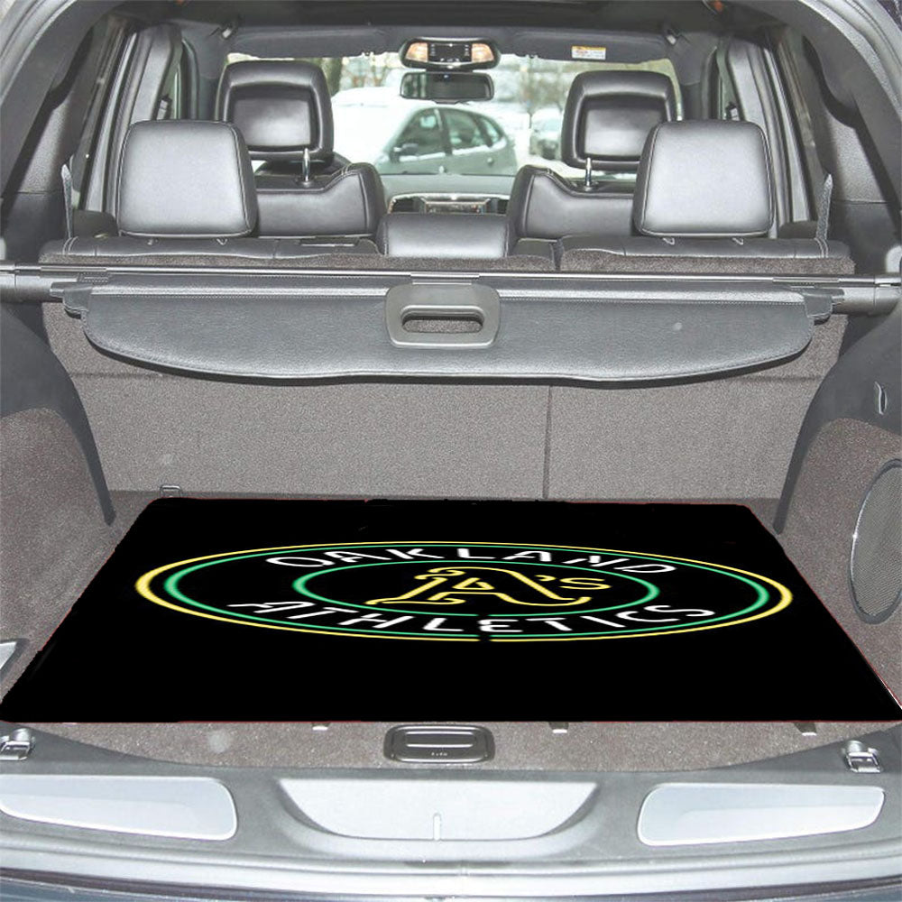 Oakland Athletics Symbol Car Trunk Mat Non Slip