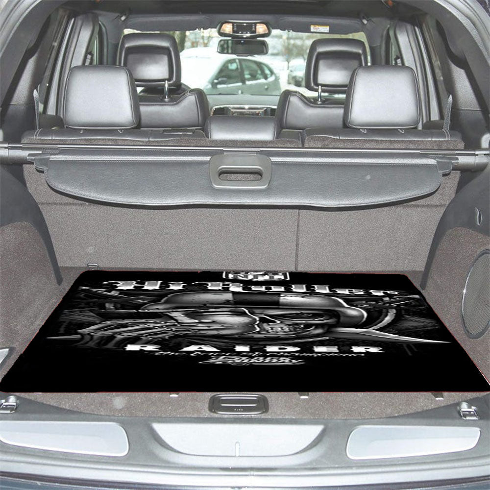 Oakland Raiders Black Sunday Nfl Car Trunk Mat Non Slip