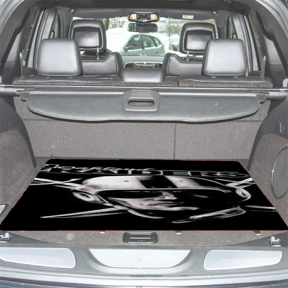 Oakland Raiders Face Car Trunk Mat Non Slip