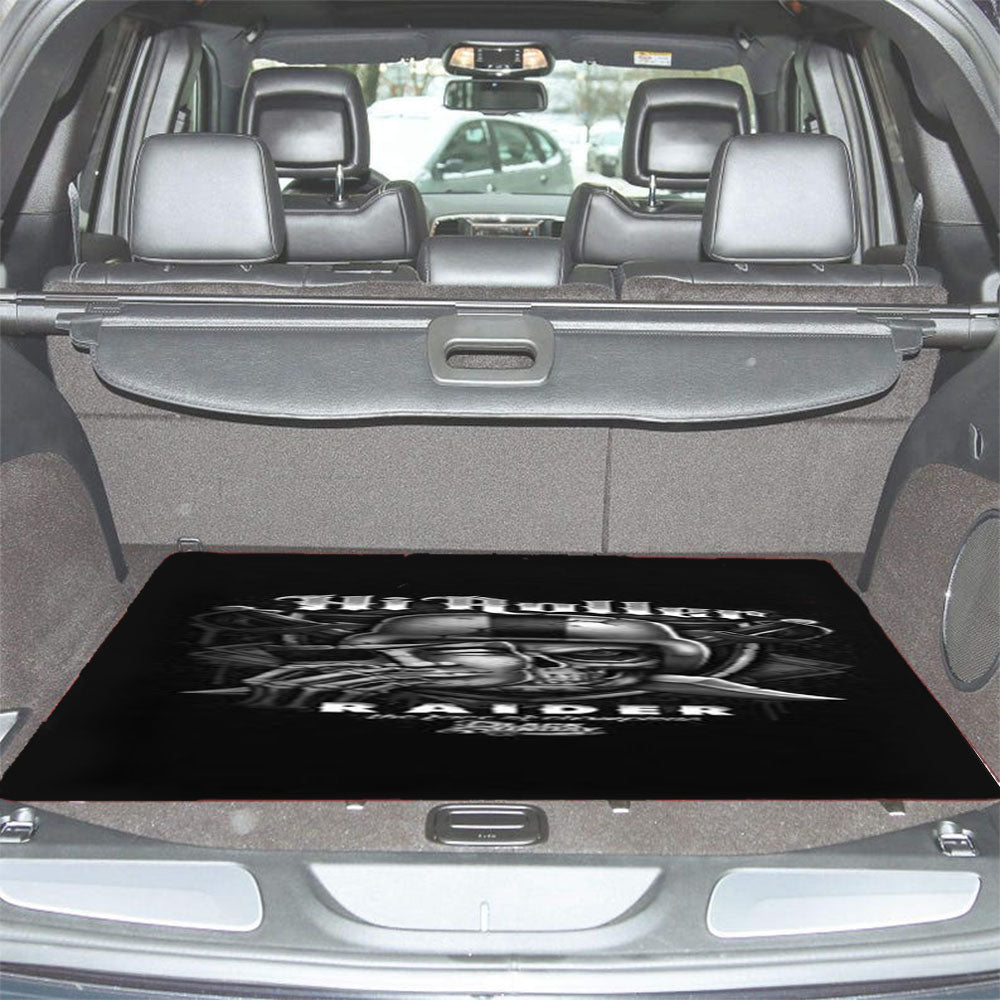 Oakland Raiders Face Of Champions Car Trunk Mat Non Slip