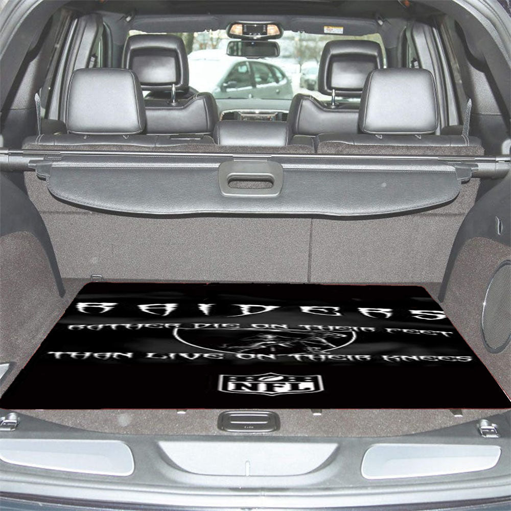 Oakland Raiders Rather Die Car Trunk Mat Non Slip