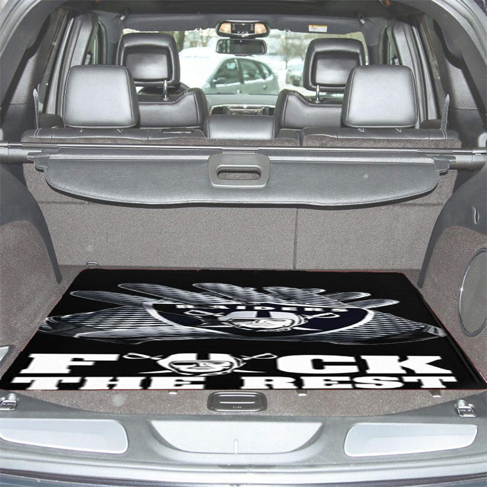 Oakland Raiders The Rest Car Trunk Mat Non Slip