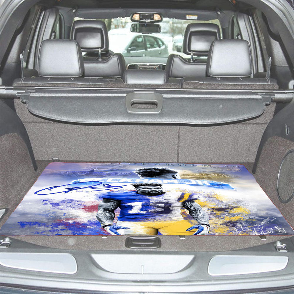 Odell Beckham Jr Wallpaper Car Trunk Mat Non Slip