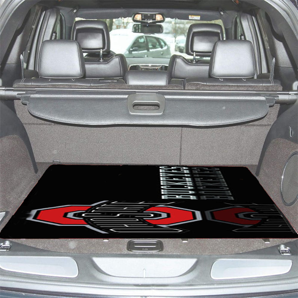 Ohio State Buckeyes Black Car Trunk Mat Non Slip
