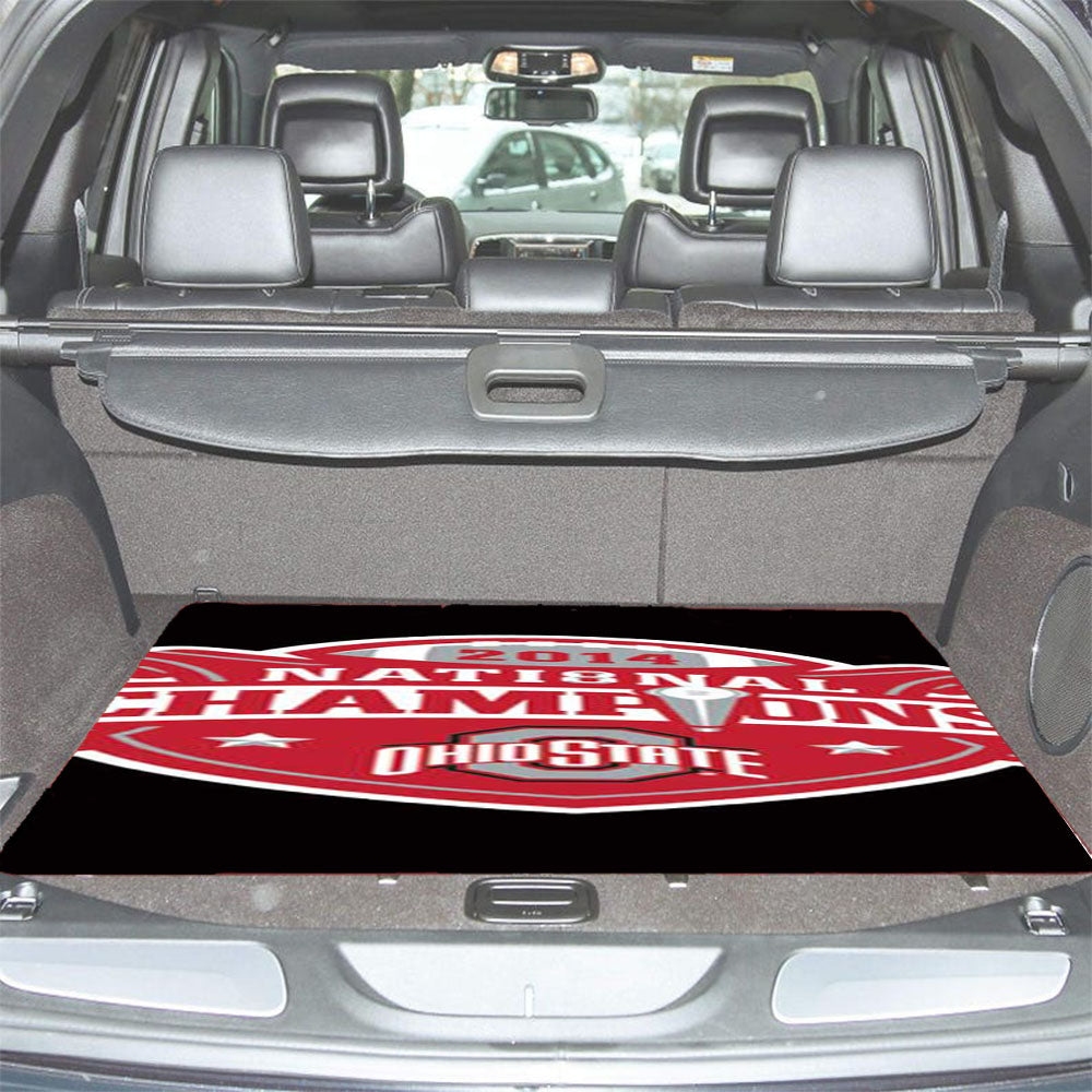 Ohio State Champ Logo Car Trunk Mat Non Slip
