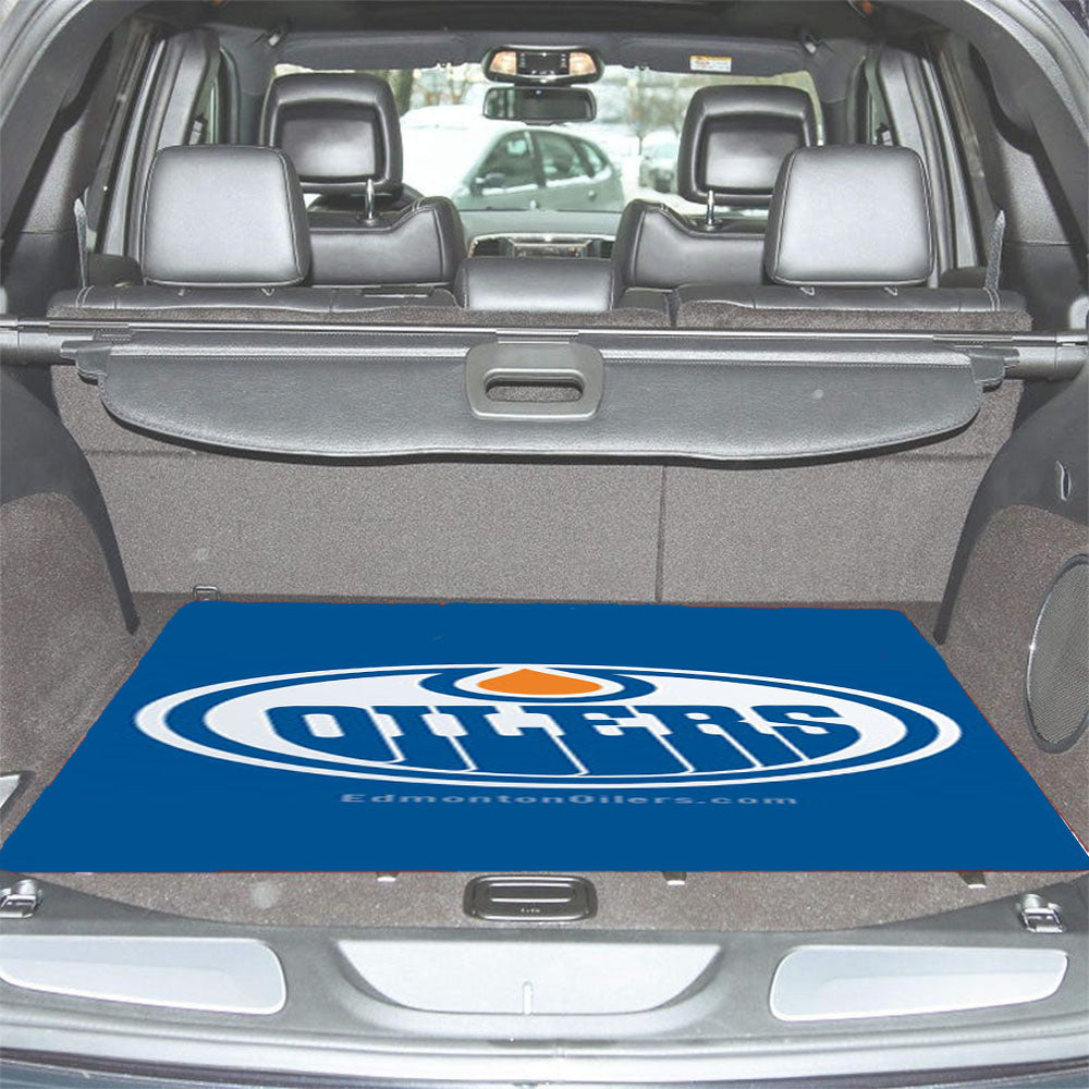 Oilers Logo Car Trunk Mat Non Slip
