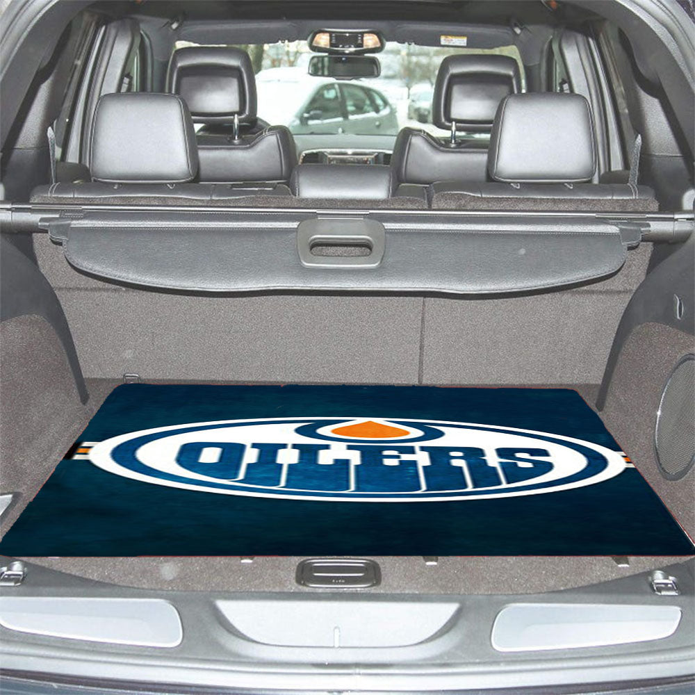 Oilers New Logo Car Trunk Mat Non Slip