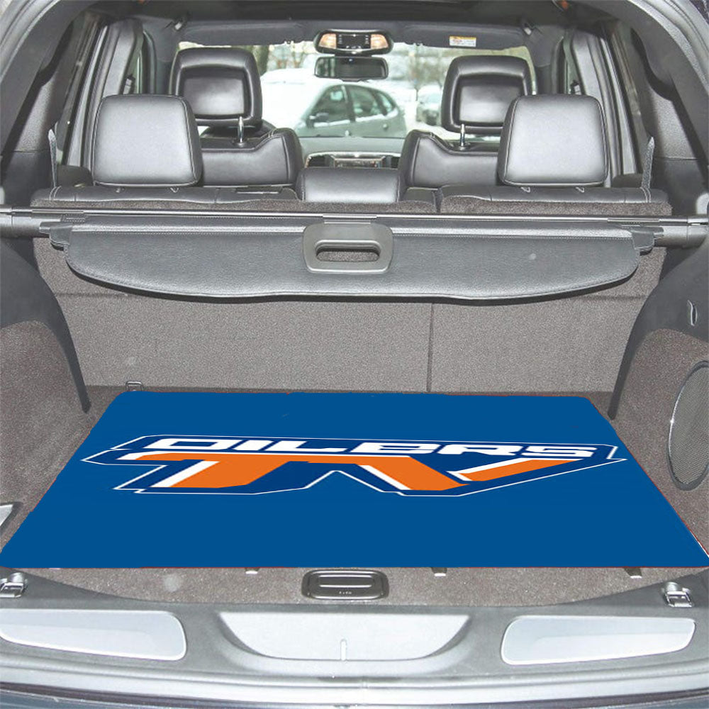 Oilers Tv Car Trunk Mat Non Slip
