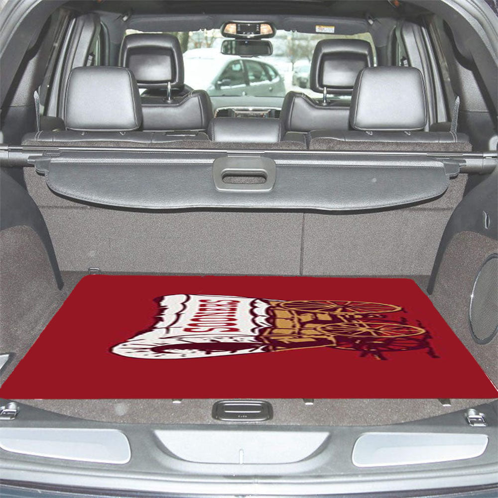 Ok Sooners Wagon Logo Car Trunk Mat Non Slip