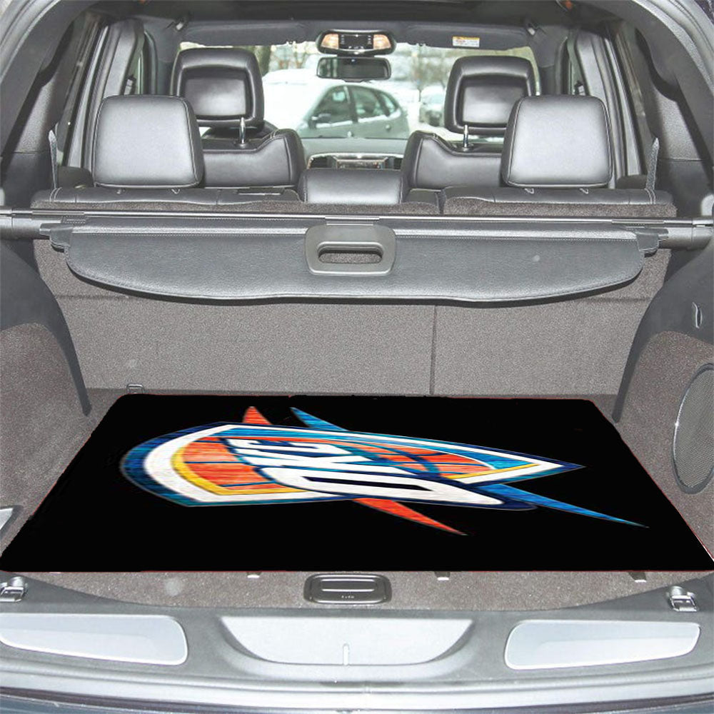 Okc Thunder Logo Shield Car Trunk Mat Non Slip