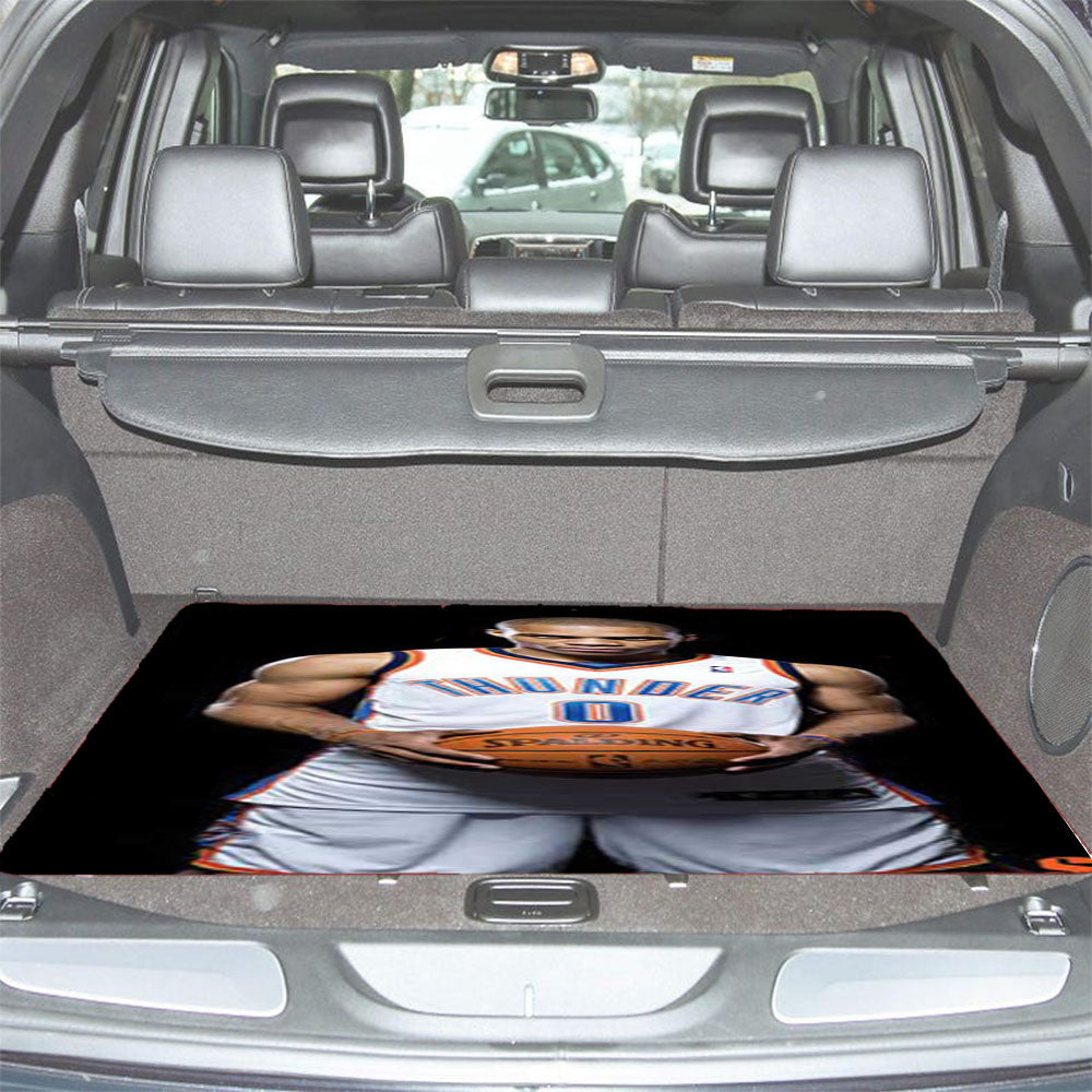 Okc Thunder Russell Westbrook Car Trunk Mat Non Slip