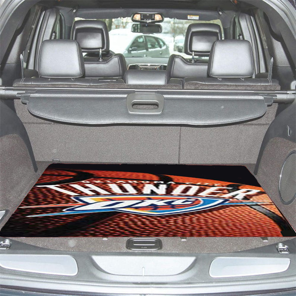 Okc Thunder Tapestry Car Trunk Mat Non Slip