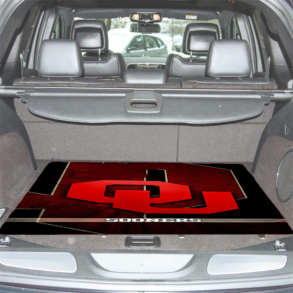 Oklahoma Sooners 4 Car Trunk Mat Non Slip