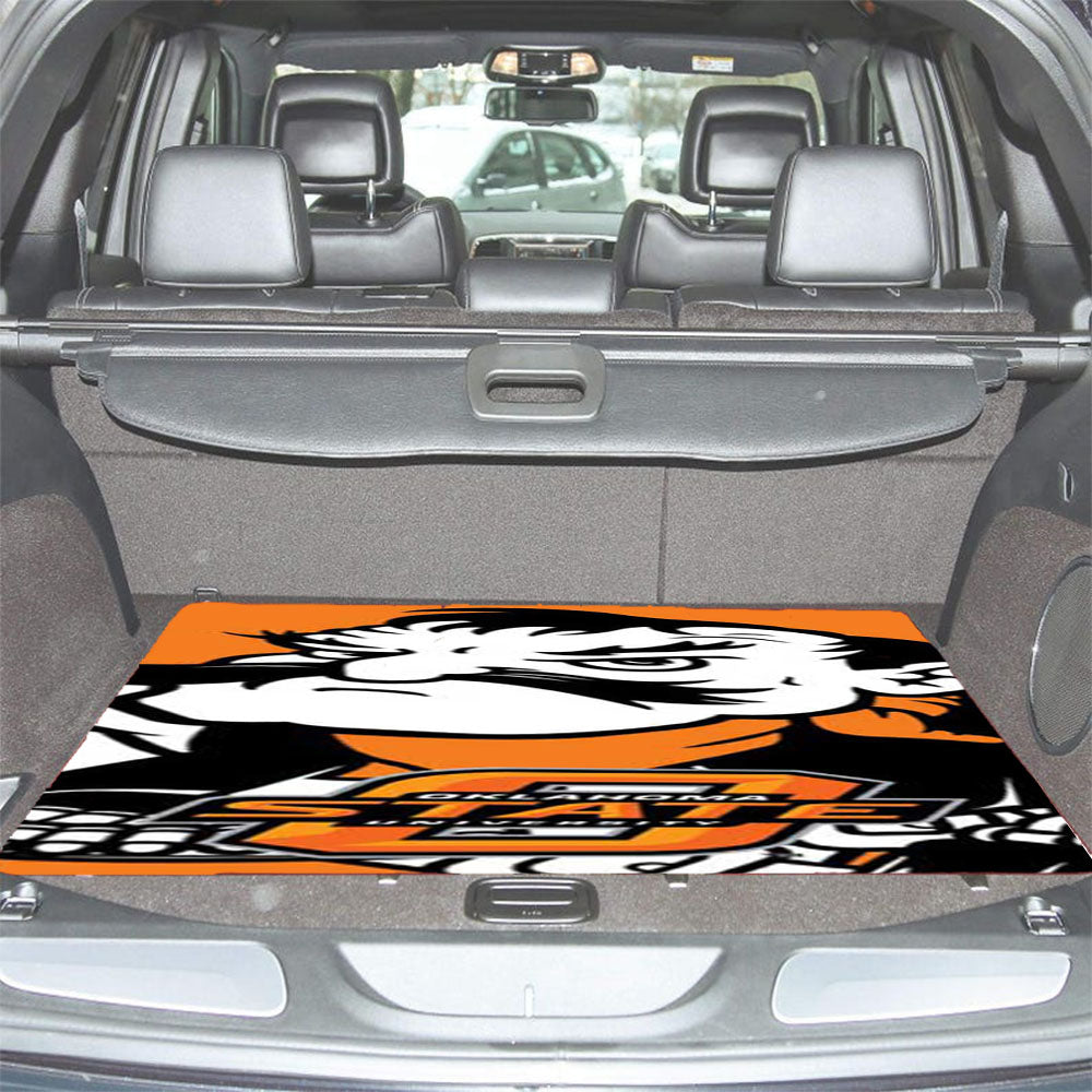 Oklahoma State Big Cowboy Car Trunk Mat Non Slip