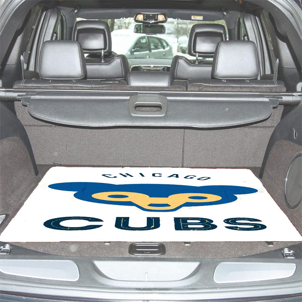 Old Chicago Cubs Logo Car Trunk Mat Non Slip