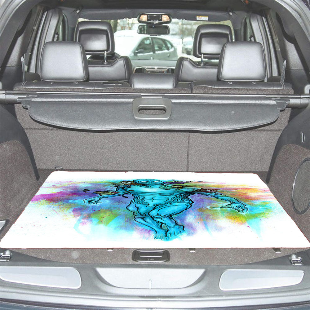 Old Dr Manhattan Carries Baby Watchmen Car Trunk Mat Non Slip