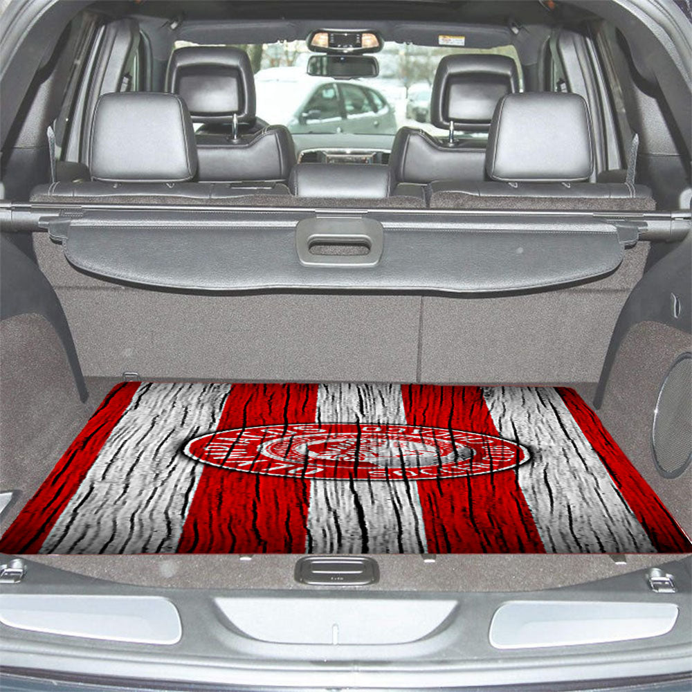 Olympiacos Soccer Club Chicago Flag Car Trunk Mat Non Slip