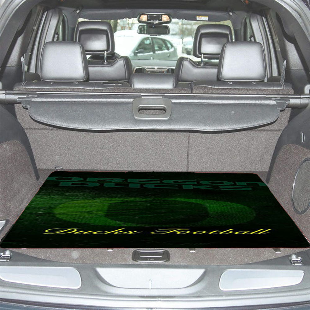Oregon Ducks Football Car Trunk Mat Non Slip