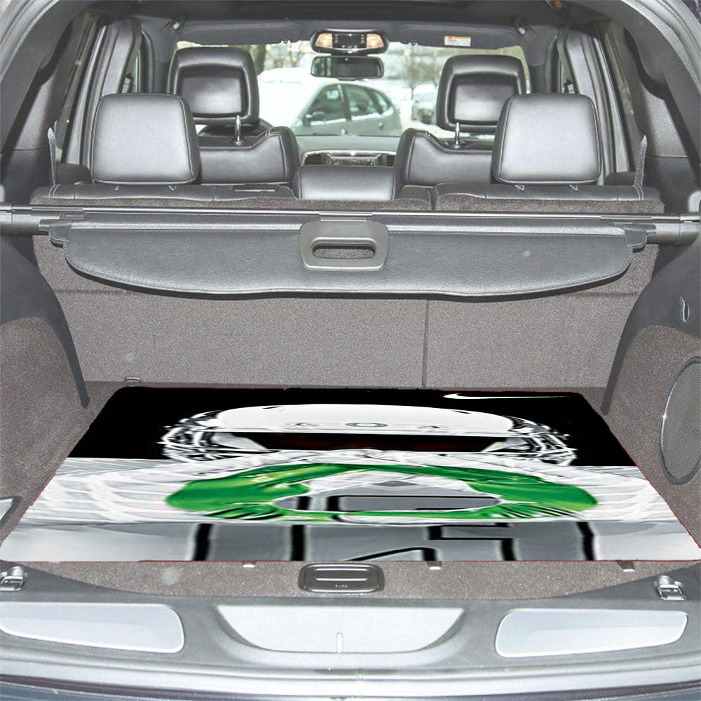 Oregon Ducks Gloves Green Car Trunk Mat Non Slip