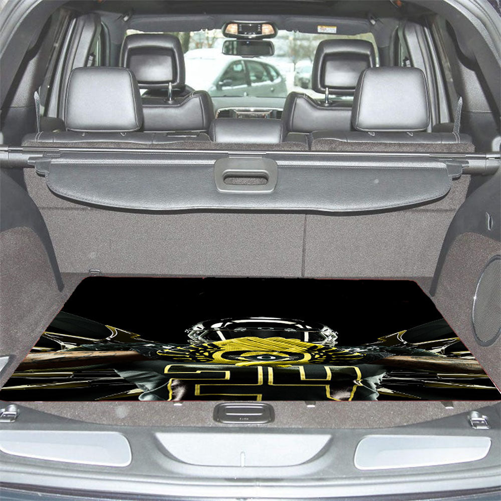 Oregon Ducks Gold Car Trunk Mat Non Slip