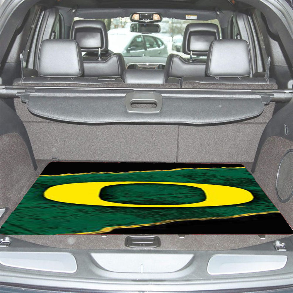 Oregon Ducks Green Strip Car Trunk Mat Non Slip