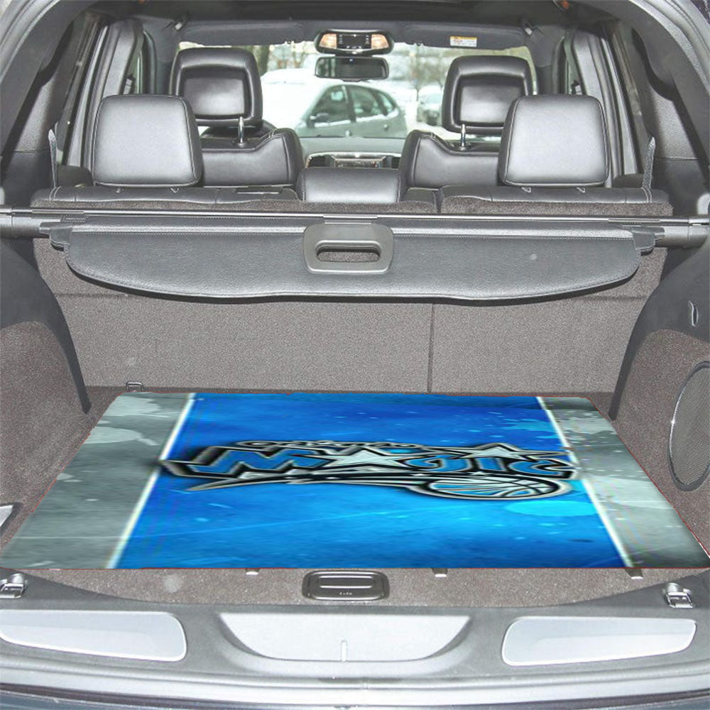 Orlando Magic Basketball Splatter Car Trunk Mat Non Slip