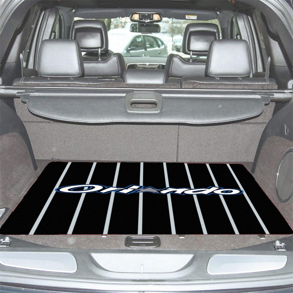 Orlando Magic Logo Stripe Car Trunk Mat Non Slip