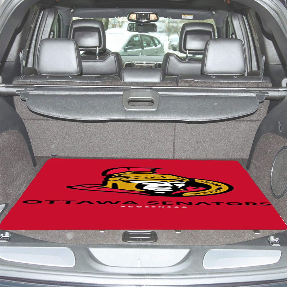 Ottawa Predators Red Car Trunk Mat Non Slip