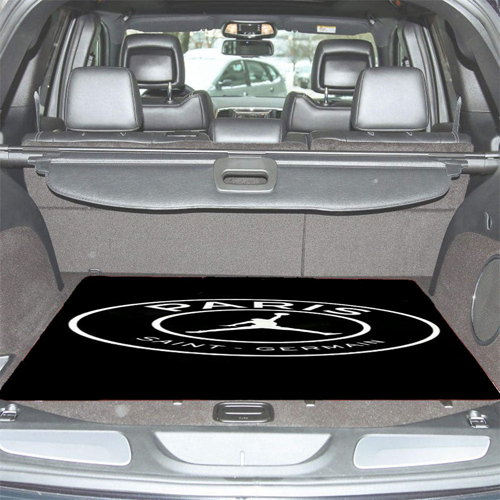 Paris Saint Germain Psg Jordan Style In Circle Car Trunk Mat Non Slip