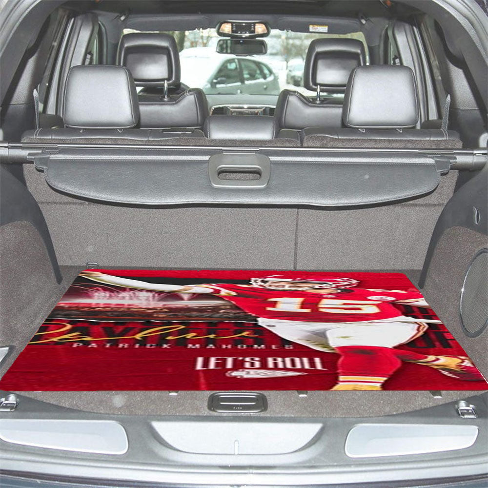 Patrick Mahomes Kc Chiefs Car Trunk Mat Non Slip