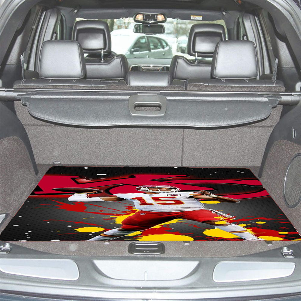 Patrick Mahomes Kc Chiefs Nfl Car Trunk Mat Non Slip