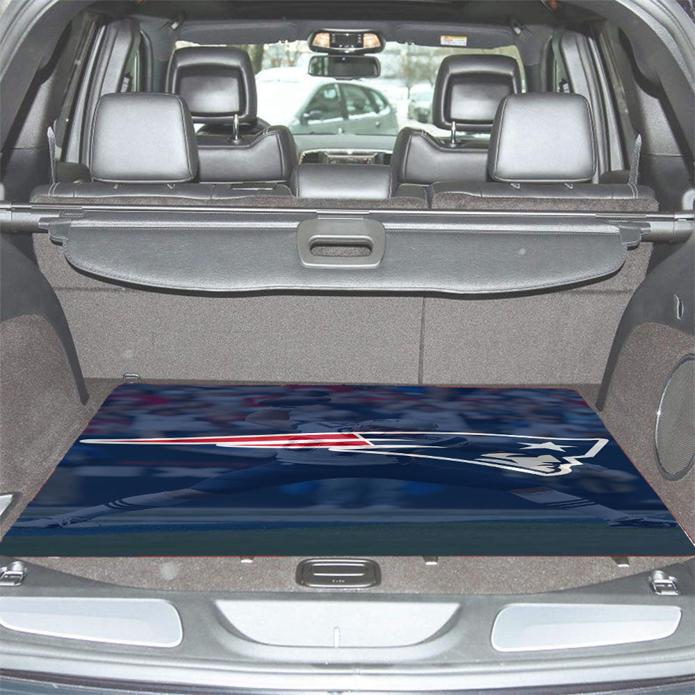 Patriots Super Bowl Wallpaper Li Wallpaper Logo Transparent Car Trunk Mat Non Slip